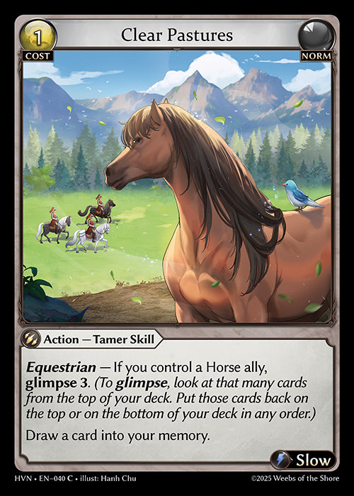 [Norm] Clear Pastures FOIL [HVN-040-C]