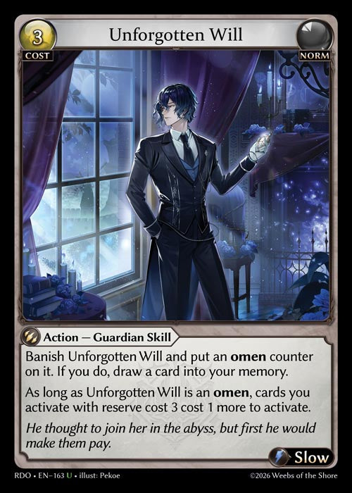 [Norm] Unforgotten Will FOIL [RDO-163-U]