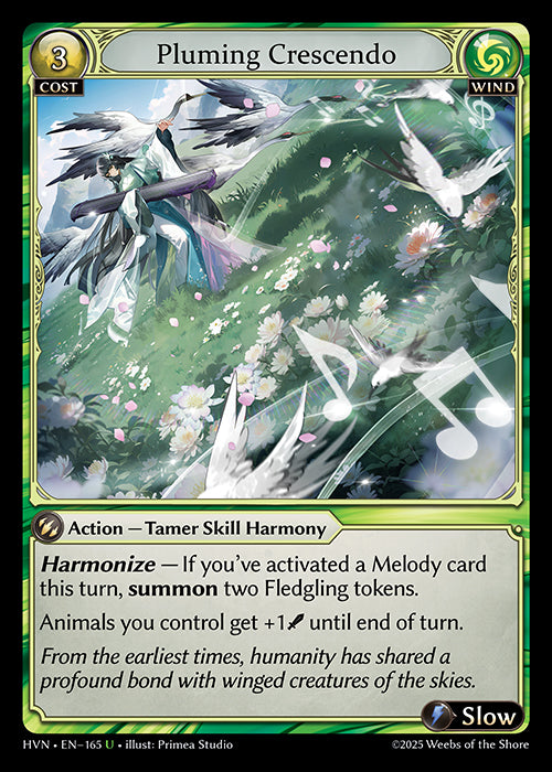 [Wind] Pluming Crescendo FOIL [HVN-165-U]