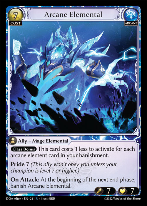 [Arcane] Arcane Elemental [DOA Alter-241-R]