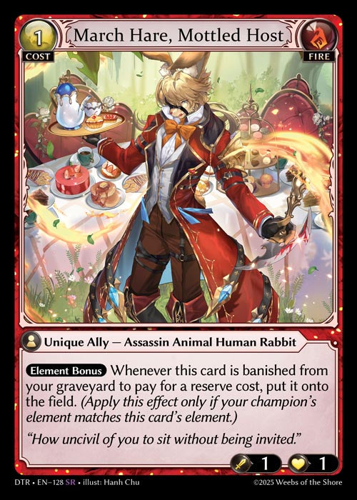 [Fire] March Hare, Mottled Host FOIL [DTR-128-SR]