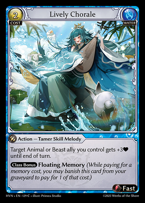 [Water] Lively Chorale FOIL [HVN-129-C]