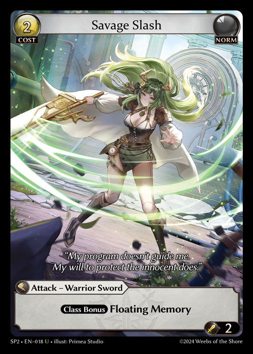 [Norm] Savage Slash FOIL [SP2 018-U]