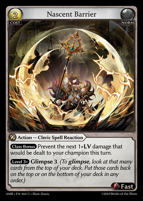 [Norm] Nascent Barrier FOIL [AMB-064-U]