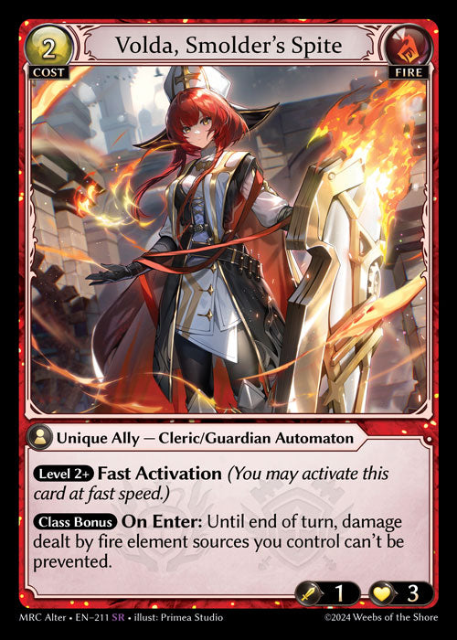 [Fire] Volda, Smolder's Spite [MRC Alter-211-SR]
