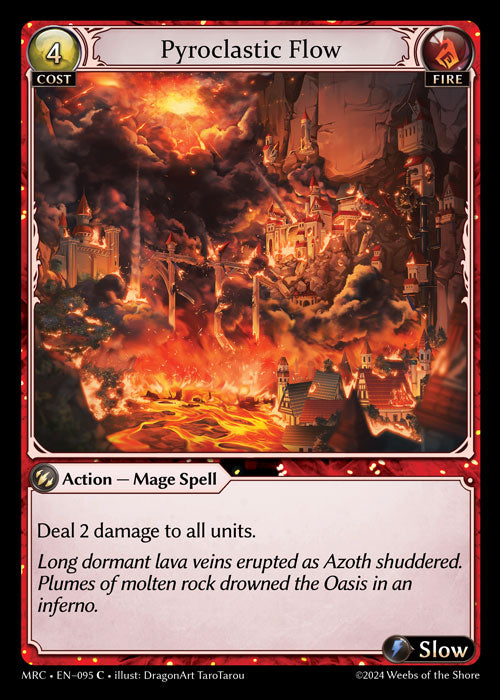 [Fire] Pyroclastic Flow FOIL [MRC-095-C]