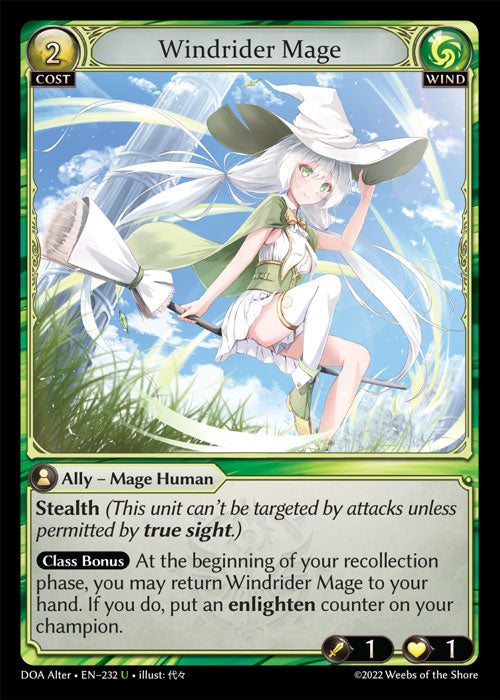[Wind] Windrider Mage [DOA Alter-232-U]