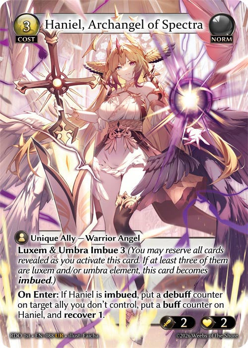 [Norm] Haniel, Archangel of Spectra [RDO 1st-088-UR]