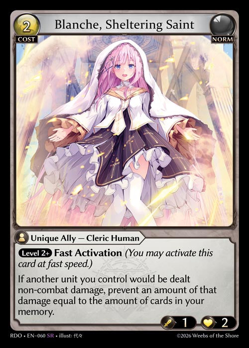 [Norm] Blanche, Sheltering Saint [RDO-060-SR]