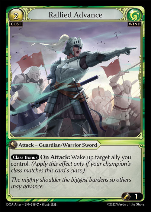 [Wind] Rallied Advance FOIL [DOA Alter-218-C]