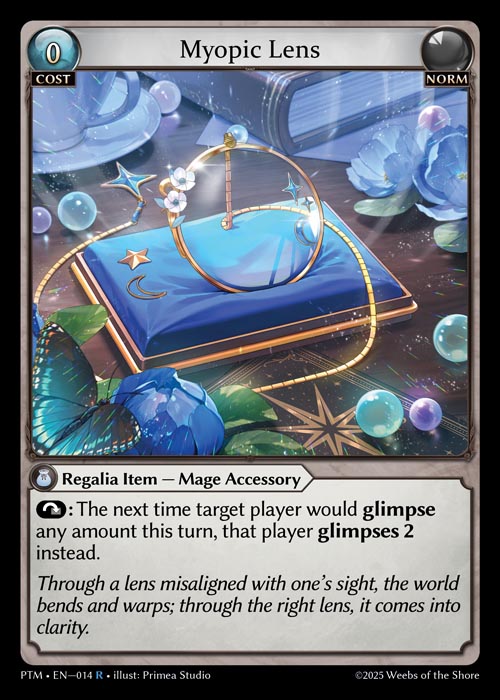 [Norm] Myopic Lens FOIL [PTM-014-R]