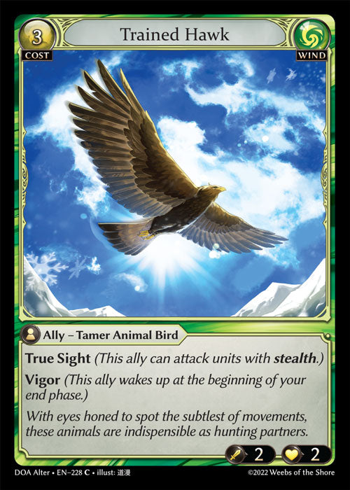 [Wind] Trained Hawk FOIL [DOA Alter-228-C]