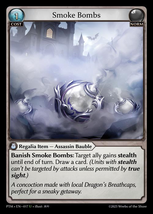 [Norm] Smoke Bombs CURIO FOIL [PTM-017-U]