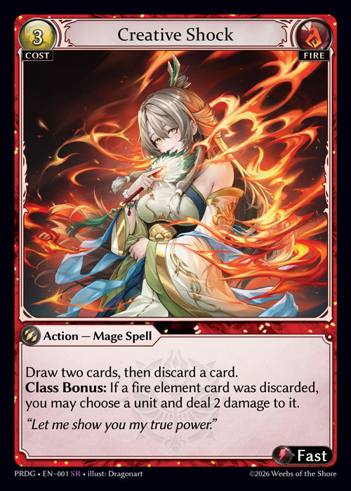 [Fire] Creative Shock GRIMOIRE FOIL [PRDG-001-SR]