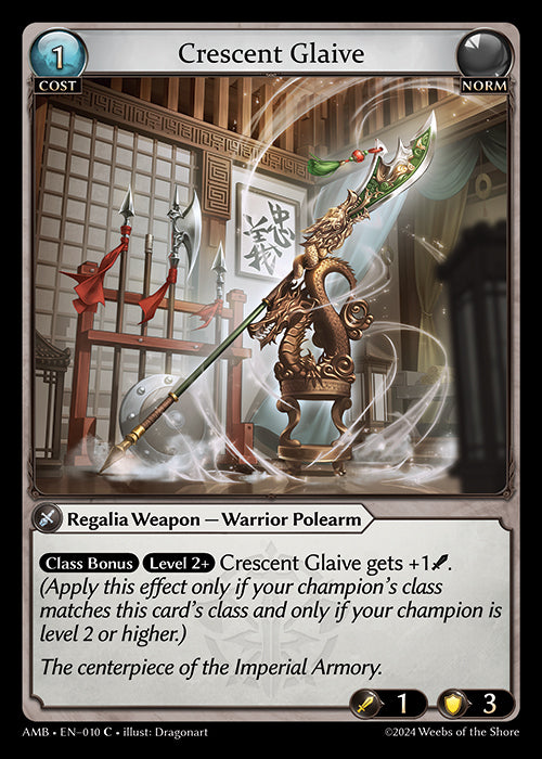 [Norm] Crescent Glaive FOIL [AMB-010-C]
