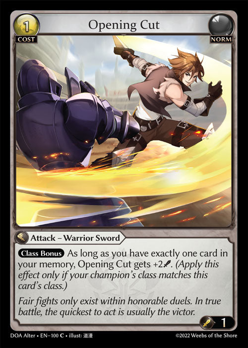 [Norm] Opening Cut [DOA Alter-100-C]