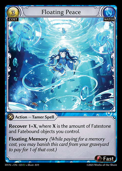 [Water] Floating Peace FOIL [HVN-123-U]