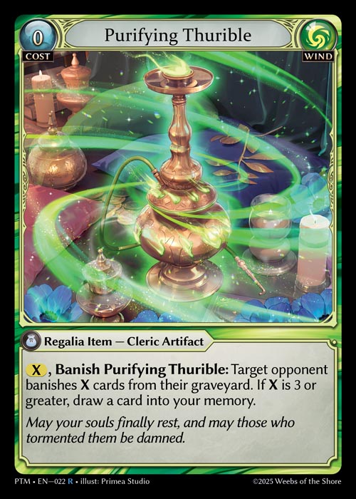 [Wind] Purifying Thurible [PTM-022-R]