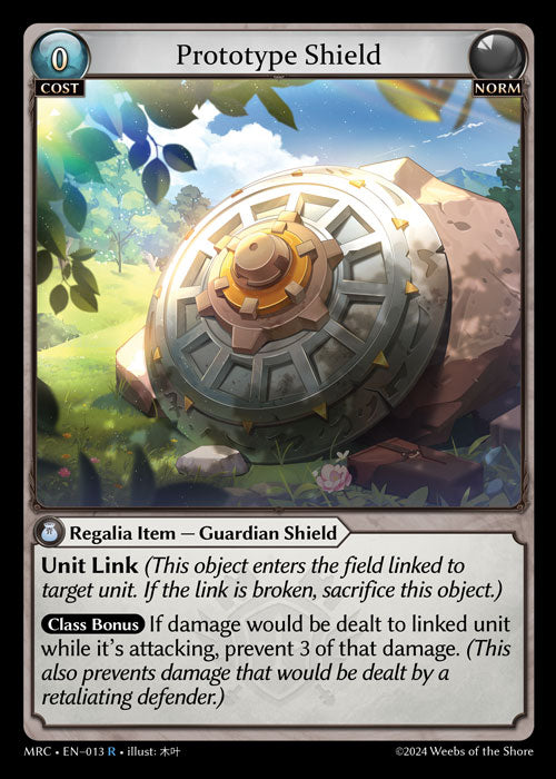 [Norm] Prototype Shield [MRC-013-R]
