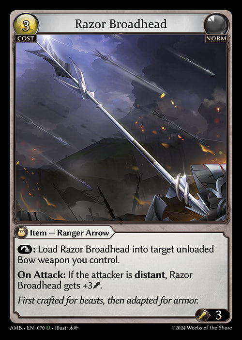 [Norm] Razor Broadhead FOIL [AMB-070-U]