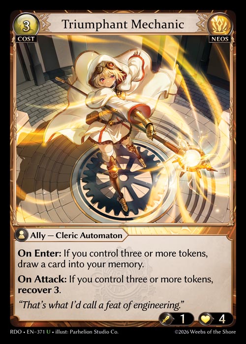 [Neos] Triumphant Mechanic [RDO-371-U]