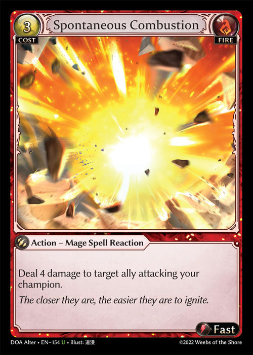 [Fire] Spontaneous Combustion [DOA Alter-154-U]