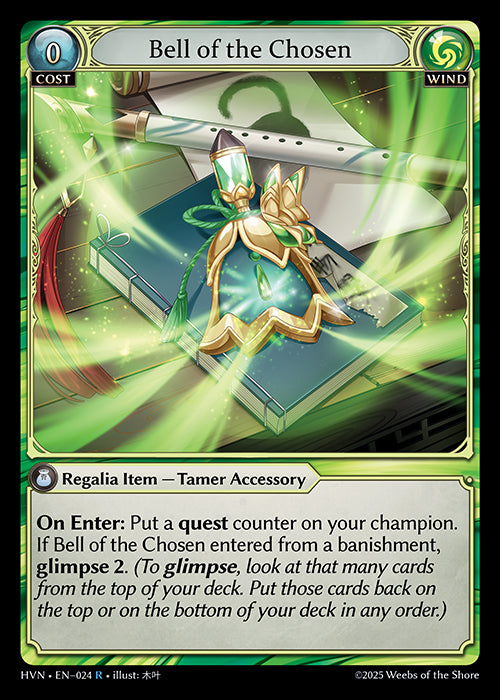 [Wind] Bell of the Chosen FOIL [HVN-024-R]