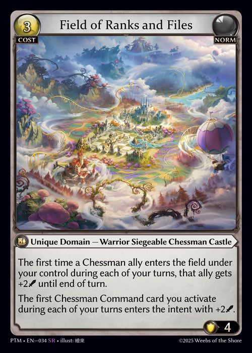 [Norm] Field of Ranks and Files [PTM-034-SR]