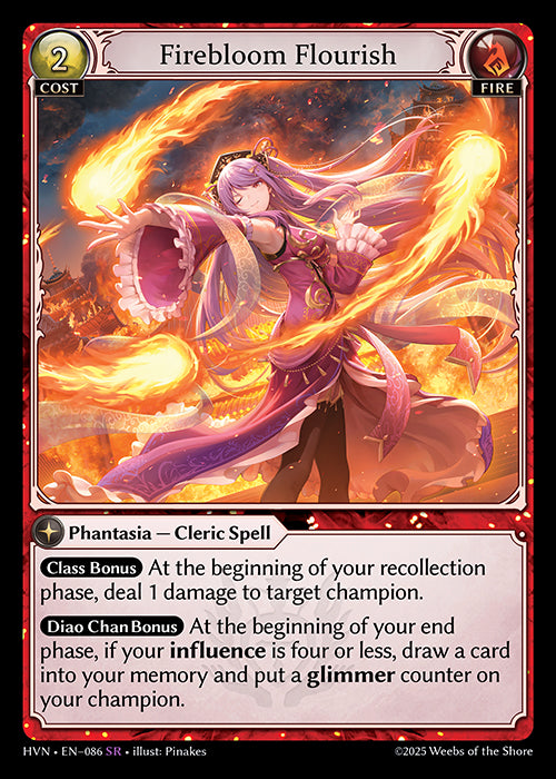 [Fire] Firebloom Flourish FOIL [HVN-086-SR]