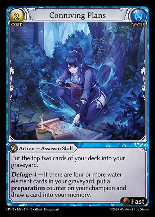 [Water] Conniving Plans FOIL [HVN-114-R]