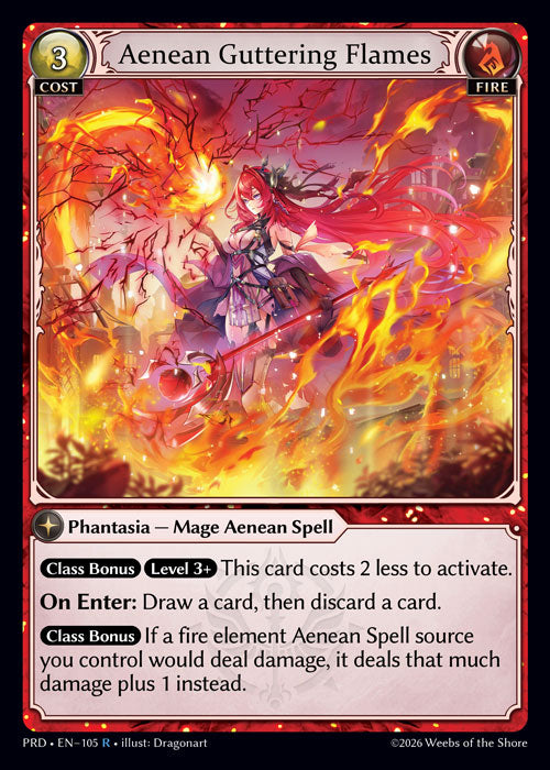 [Fire] Aenean Guttering Flames [PRD-105-R]