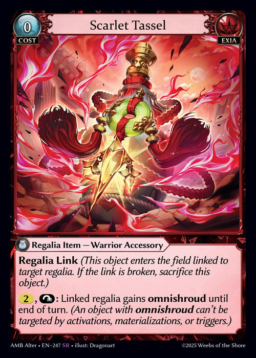 [Exia] Scarlet Tassel FOIL [AMB Alter-247-SR]