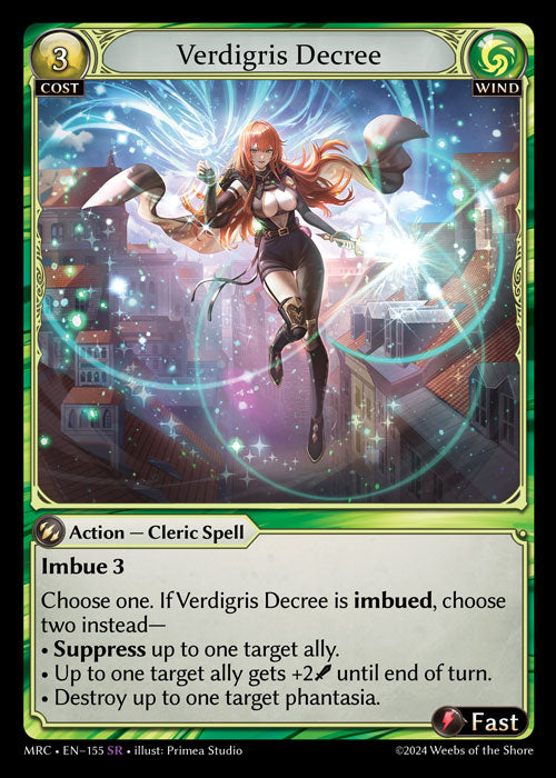 [Wind] Verdigris Decree FOIL [MRC-155-SR]