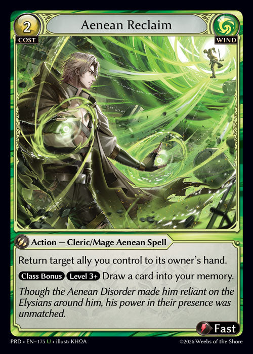 [Wind] Aenean Reclaim FOIL [PRD-175-U]