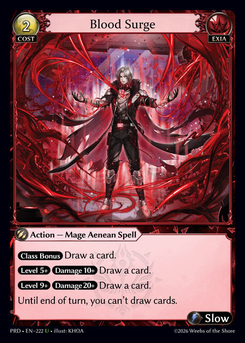 [Exia] Blood Surge [PRD-222-U]