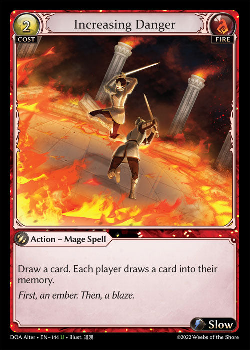 [Fire] Increasing Danger [DOA Alter-144-U]