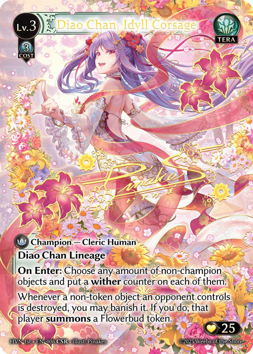 [Tera] Diao Chan, Idyll Corsage CSR [HVN 1st-006-CSR]