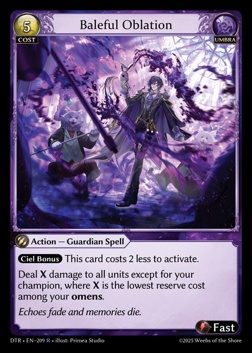 [Umbra] Baleful Oblation [DTR-209-R]