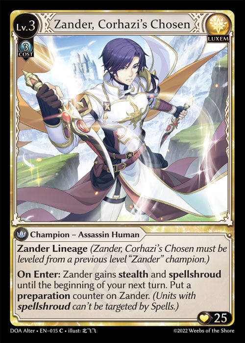 [Luxem] Zander, Corhazi's Chosen [DOA Alter-015-C]