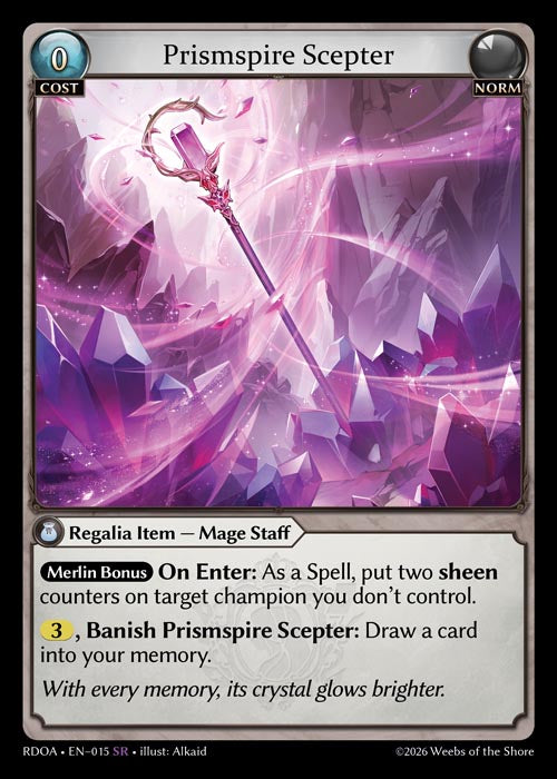 [Norm] Prismspire Scepter FOIL [RDOA-015-SR]