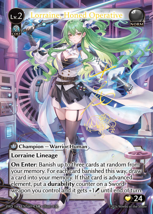 [Norm] Lorraine, Honed Operative CSR [PRD 1st-009-CSR]