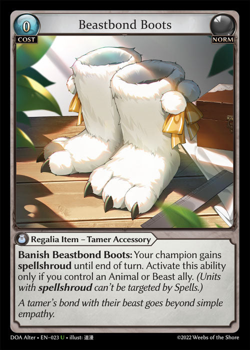 [Norm] Beastbond Boots FOIL [DOA Alter-023-U]