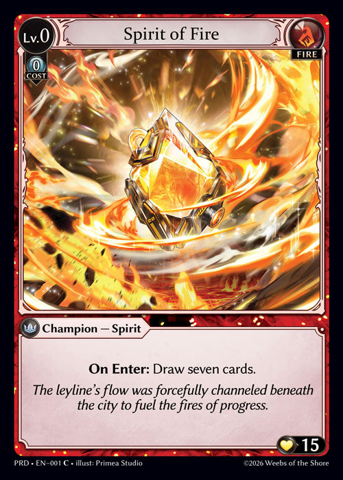 [Fire] Spirit of Fire [PRD-001-C]