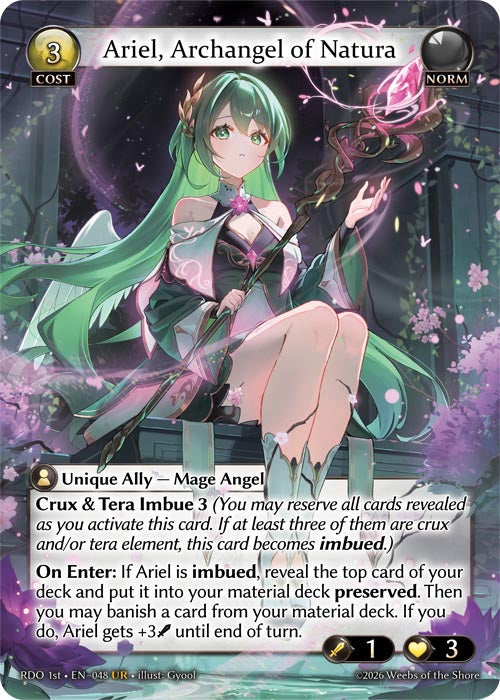 [Norm] Ariel, Archangel of Natura [RDO 1st-048-UR]