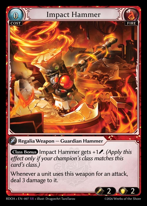 [Fire] Impact Hammer FOIL [RDOA-007-SR]