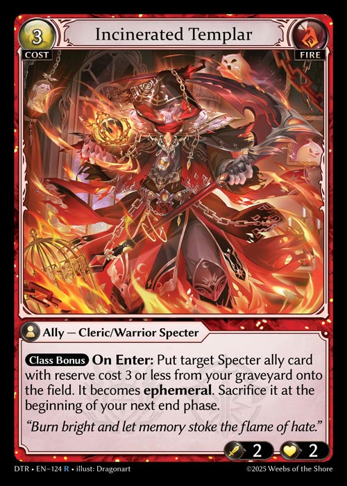 [Fire] Incinerated Templar [DTR-124-R]