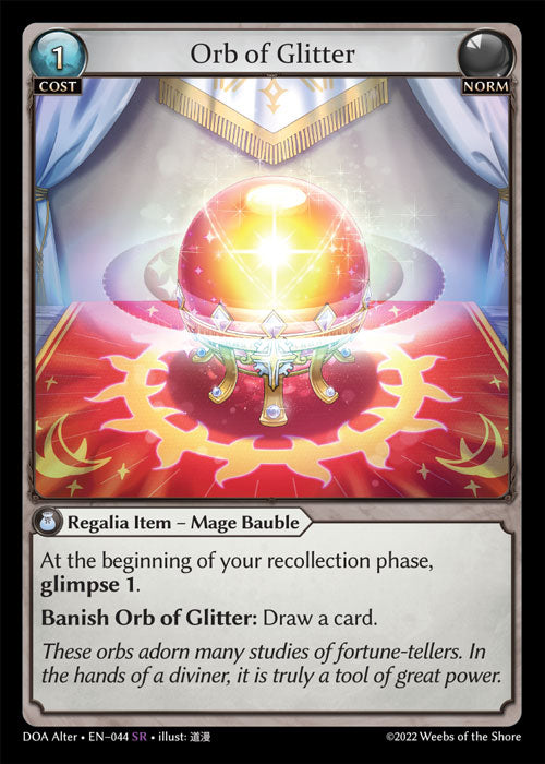 [Norm] Orb of Glitter FOIL [DOA Alter-044-SR]