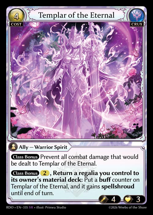 [Crux] Templar of the Eternal [RDO-335-SR]