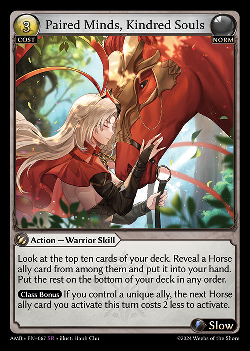 [Norm] Paired Minds, Kindred Souls FOIL [AMB-067-SR]