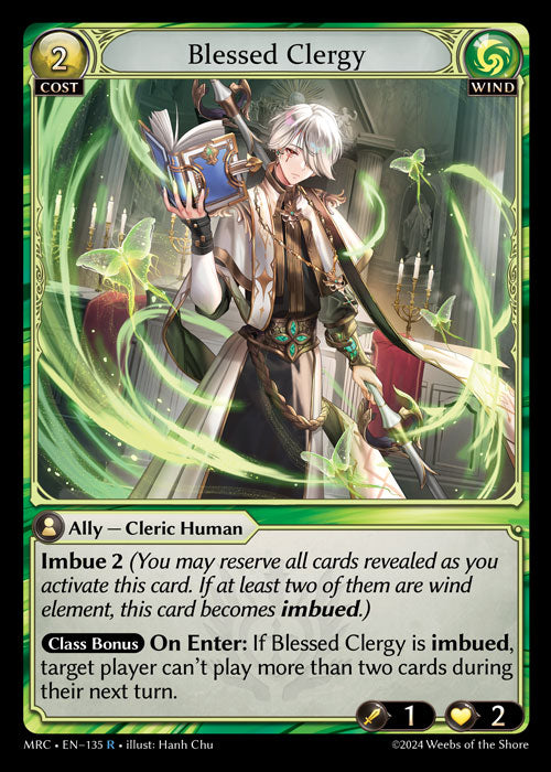 [Wind] Blessed Clergy FOIL [MRC-135-R]